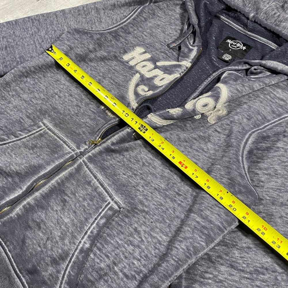 Y2k Hard Rock Cafe Zip-Up Hoodie - Picture 5 of 6